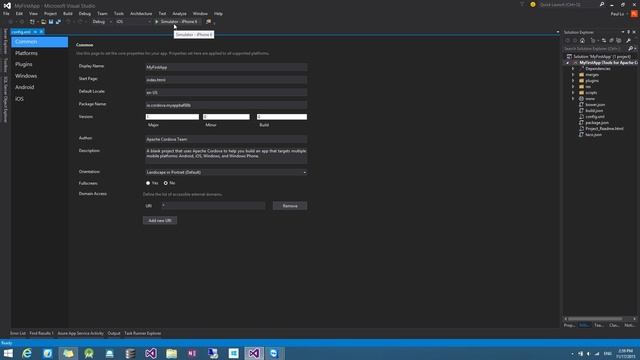 Visual Studio 2015 Cordova Debug iOS Simulator [Premier] смотреть онлайн