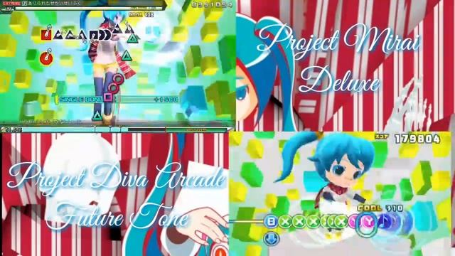 Project Diva Arcade Future Tone vs Project Mirai Deluxe - Common World Domination смотреть онлайн