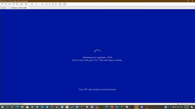 Upgrading Windows 10 v1903 to v1909 (Upgrade via Upgrade Assistant) смотреть онлайн