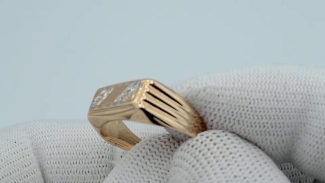 Мужское кольцо 110961011 (Au 585) - Золотой Запасъ смотреть онлайн