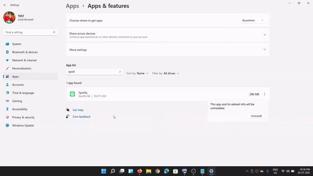 Windows 11- How To Uninstall and Reinstall Spotify Music App смотреть онлайн
