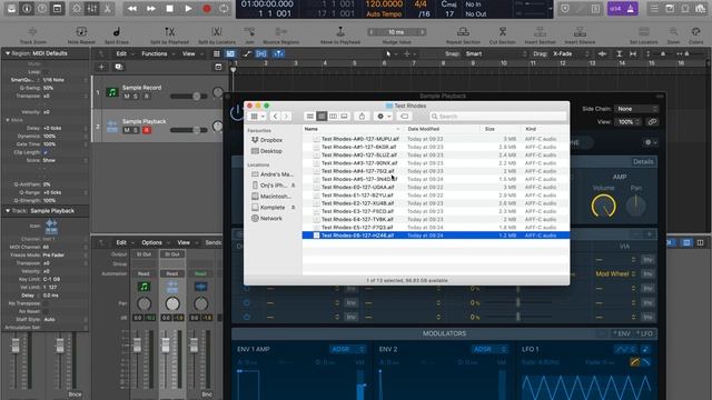 Auto Sampler with VoiceOver in Logic Pro 10 5 by Andre Louis смотреть онлайн