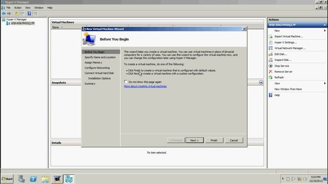 29-Microsoft Hyper-V install - Configure - management - Create Virtual Machinث смотреть онлайн