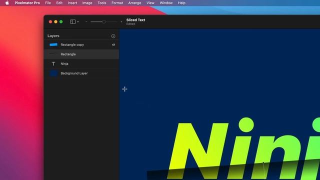 Sliced Text Effect – Pixelmator Pro Tutorial смотреть онлайн