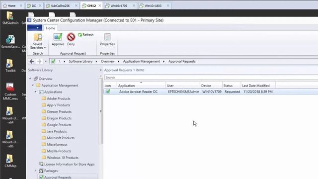 SCCM - Approve Application Requests For Users Per Device смотреть онлайн