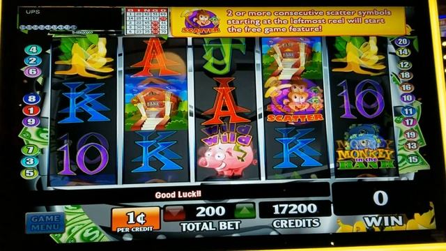 MORE Monkeying Around! MONKEY IN THE BANK PART 1 #piratesparrowslots Cadillac Jack Game🐒 смотреть онлайн