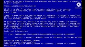интро для ошибок Windows