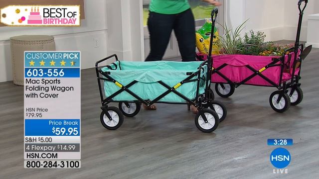 Mac Sports Folding Wagon with Cover смотреть онлайн