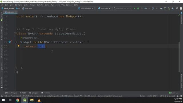 How to create text in Flutter - Flutter Tutorial #4 смотреть онлайн
