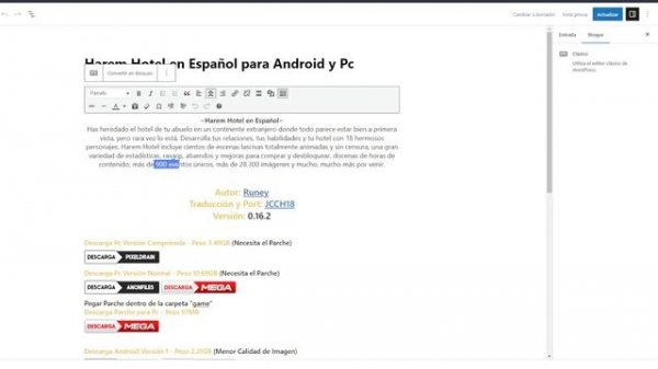 Harem Hotel en ESPAÑOL para Android y Pc | Juego Eroge