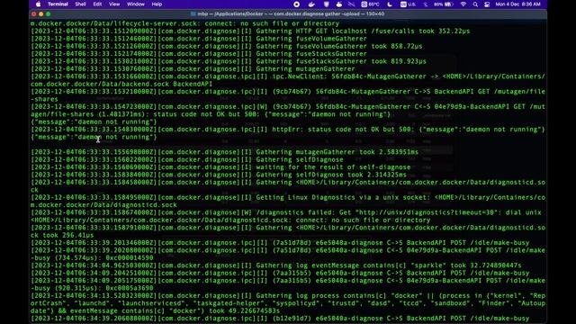 Docker desktop on Mac OS : Docker Engine stopped смотреть онлайн