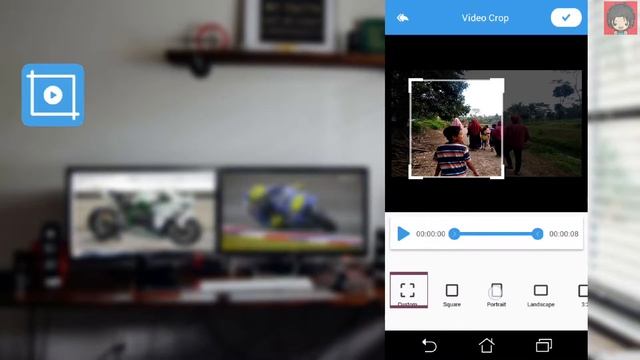 cara crop video di android смотреть онлайн
