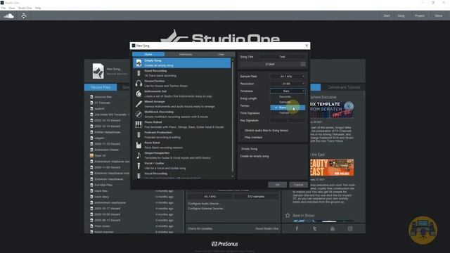 Presonus | Studio One Tutorials | Tamil | DAW | Opening a Song Page смотреть онлайн