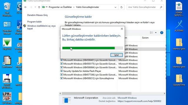 WİNDOWS YAZICI SORUNU BOZUK OLAN..802 VEYA ..808 UPDATE DOSYALARINI KALDIRIN смотреть онлайн