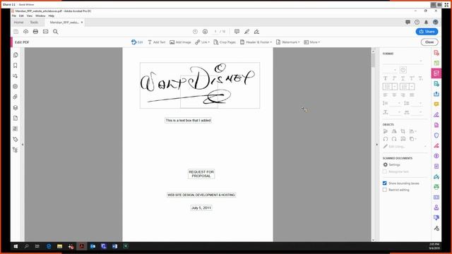 Adobe Acrobat Pro DC Tutorial 5 - Edit PDF, Part 1 смотреть онлайн