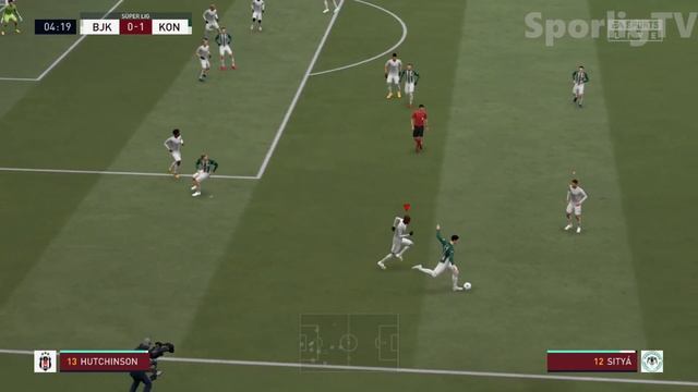 Beşiktaş Konyaspor gameplay FIFA21 смотреть онлайн