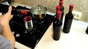 Сургучевание винных бутылок | Домашнее вино | Оформление бутылок сургучом