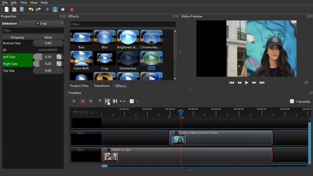 Openshot split screen effect | Openshot split screen | Openshot video editor tutorial (hindi) смотреть онлайн