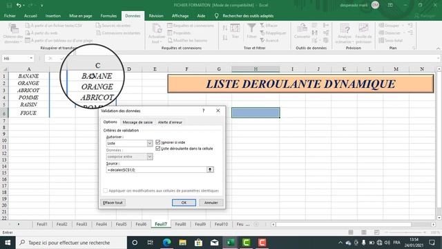 LISTE DEROULANTE DYNAMIQUE كيفية إنشاء الفائمة المنسدلة أتوماتيك смотреть онлайн
