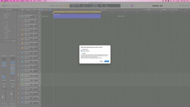 LOGIC PRO X - Intro To Nested Track Stacks смотреть онлайн