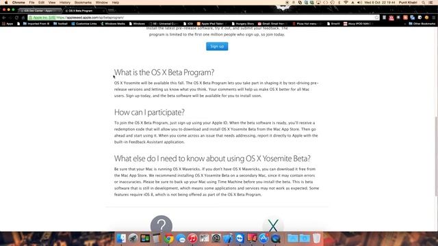 Mac OS X Yosemite : GM Candidate 2 & Public Beta! смотреть онлайн