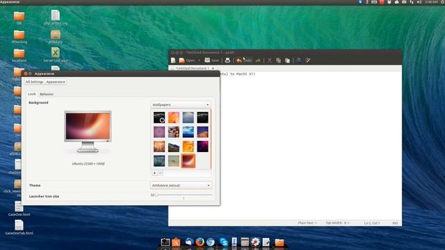 Change Ubuntu to MacOS X in 10 sec смотреть онлайн
