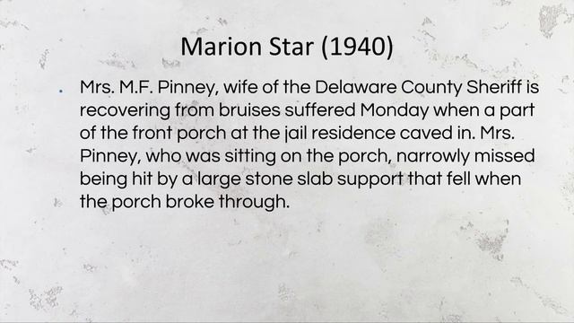 Delaware County Historic Jail and Sheriff's Residence History (2022-4-19) смотреть онлайн