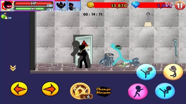 Anger Of Stick 7 - Stickman Warriors Epic Fight Android Gameplay HD #4 смотреть онлайн