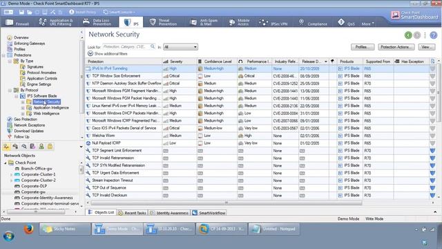 Check Point IPS Intrusion Prevention System Firewall Overview Demo Tutorial смотреть онлайн