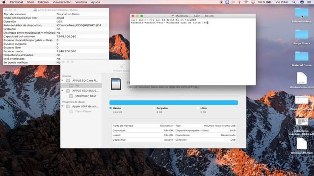 Como instalar Raspbian en SD desde Mac X 10.12 Sierra, para RaspBerry pi B смотреть онлайн