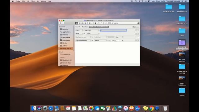 HOW TO USE SMART FOLDERS IN MAC OS MOJAVE смотреть онлайн