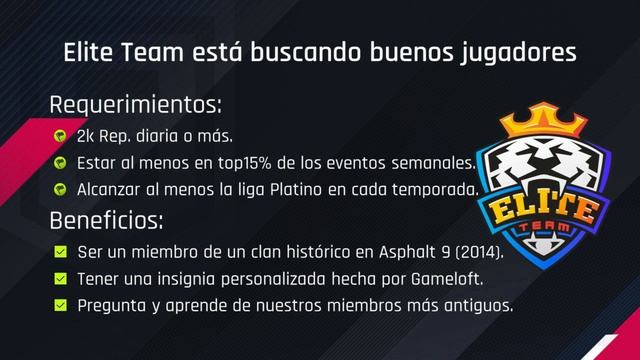 Elite Team II Windows busca jugadores - Asphalt 9 смотреть онлайн