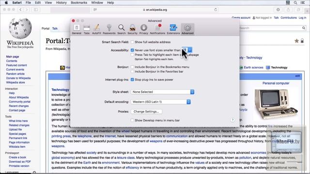 How To Change Text Font Size in Safari El Capitan смотреть онлайн