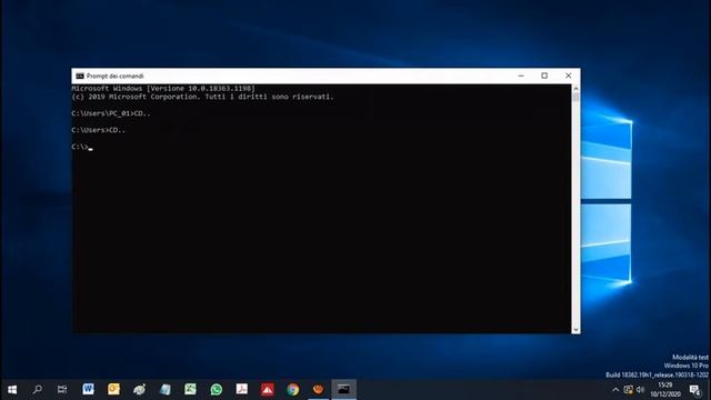 I COMANDI PRINCIPALI DEL CMD - PROMPT DEI COMANDI - TUTORIAL смотреть онлайн