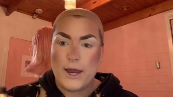 Pink drag makeup tutorial