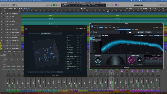 Logic Pro X Dolby Atmos + Izotope Ozone 10.....PERFEITO !! смотреть онлайн