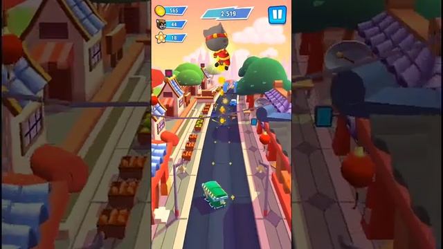 Talking Tom Hero Dash Gameplay Level 8 | Talking Tom New High Score | Android Gameplay Walkthrough смотреть онлайн