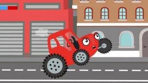 Тыр тыр трактор едет по полям в город. 2 серия. ТракТЫРишкА ищет дорогу домой.