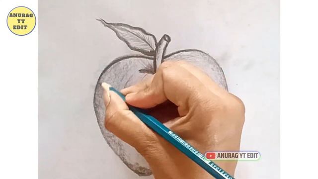 apple kaise banaye / pravidhik kala 2024 / how to draw apple / pencil art / section - f смотреть онлайн