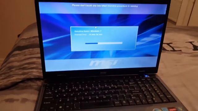 MSI Gaming Laptop CR610 System Restore смотреть онлайн