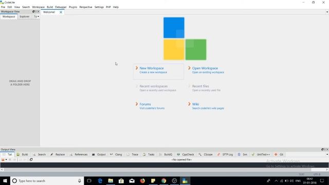 Codelite IDE : Download, Install and Run First Program in C language смотреть онлайн