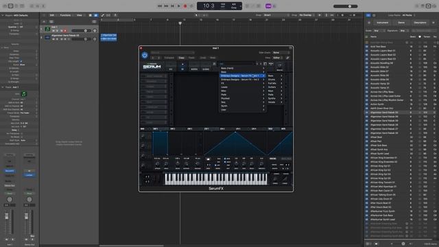 Route MIDI to Xfer Serum FX - Logic Pro смотреть онлайн