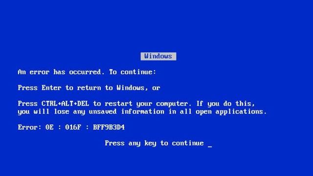 Windows 3.1 Errors смотреть онлайн