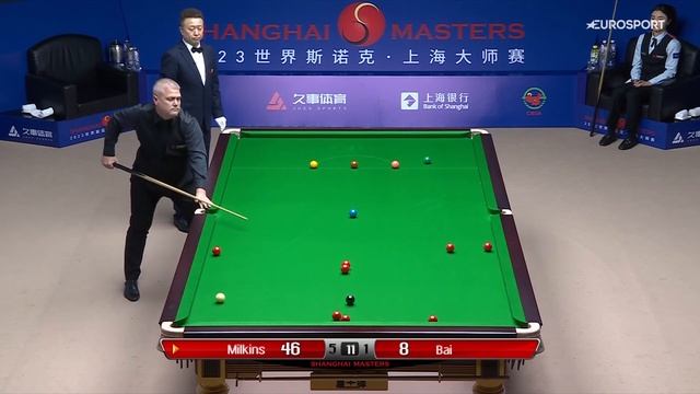 Robert Milkins Comfortably Defeats Bai Yulu To Reach Last 16 | 2023 Snooker Shanghai Masters смотреть онлайн