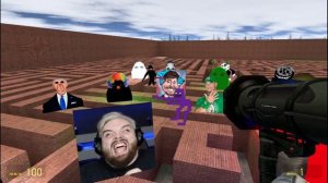 Too Much Nextbot Angry MUNCI Family, Obunga, Rush, Ibai, Sans, Juggler P28 Nico's Nextbots Gmod