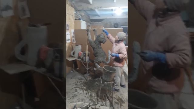 Уроки лепки. Кот. смотреть онлайн