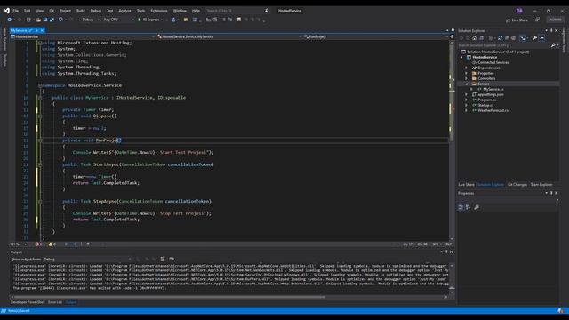 Asp.net Core IHostedService ve BackgroundService смотреть онлайн