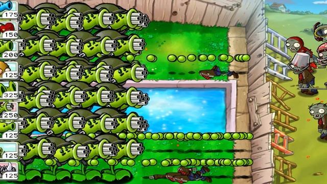 Plants vs Zombies mod menu || 999 Gatling Pea vs Zombies 999 - Last Stand Endless смотреть онлайн