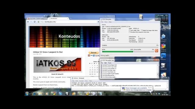 iAtkos S3 Snow Leopard image Burn смотреть онлайн