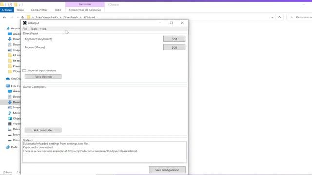 Xoutput tutorial e configurações | Como configurar o XOutput | Configure seu Controle Genérico смотреть онлайн